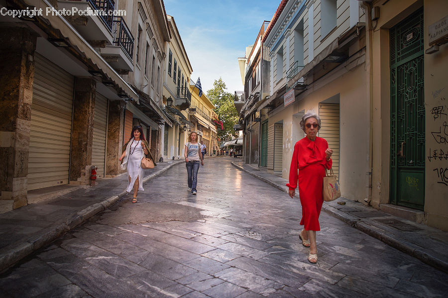 Human, People, Person, Arch, Gate, Road, Street