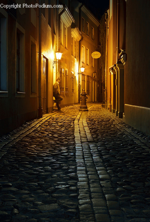 Cobblestone, Pavement, Walkway, Alley, Alleyway, Road, Street