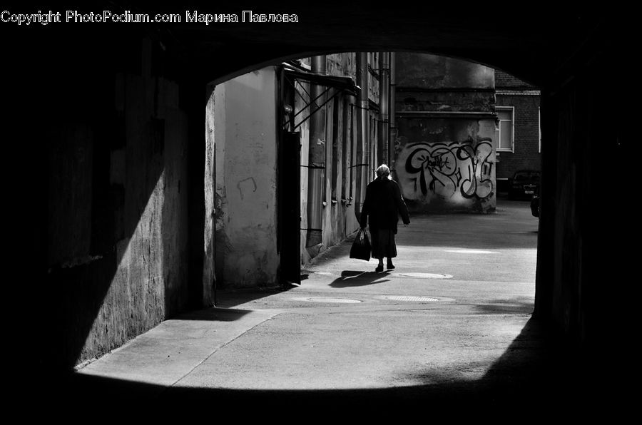 Alley, Alleyway, Road, Street, Town, Boardwalk, Path