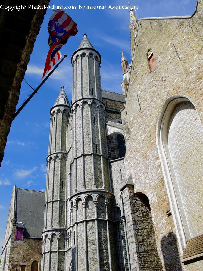 Architecture, Bell Tower, Clock Tower, Tower, Brick, Arched, Cathedral