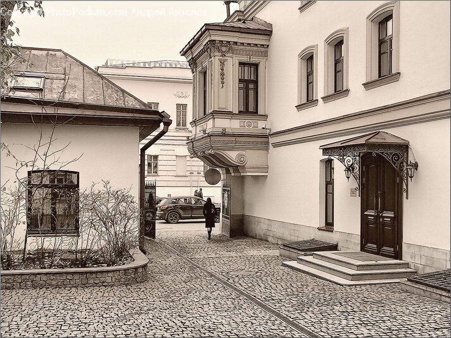 Building, Housing, Villa, Alley, Alleyway, Road, Street