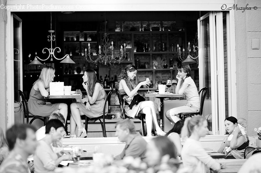 People, Person, Human, Bench, Stage, Shop, Cafe