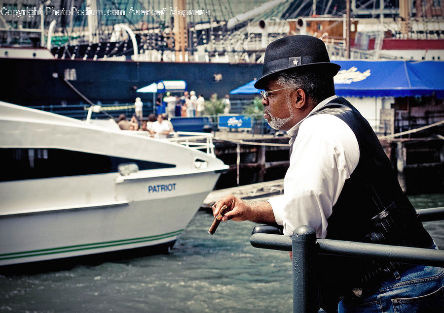 People, Person, Human, Boat, Yacht, Gondola, Dock