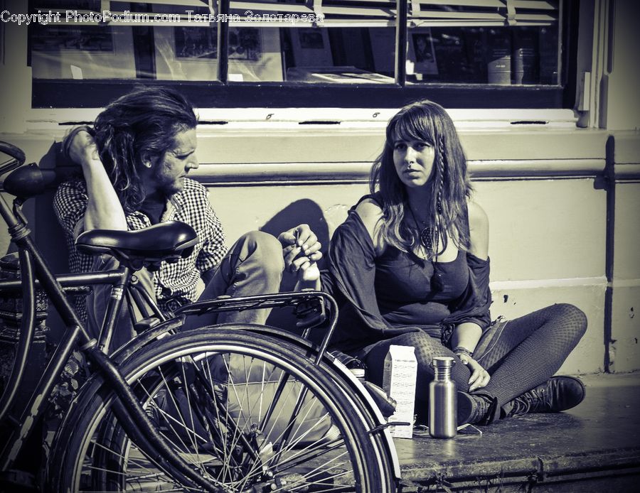 Human, People, Person, Wheelchair, Bicycle, Bike, Vehicle