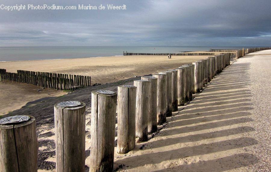 Coast, Outdoors, Sea, Water, Boardwalk, Deck, Path