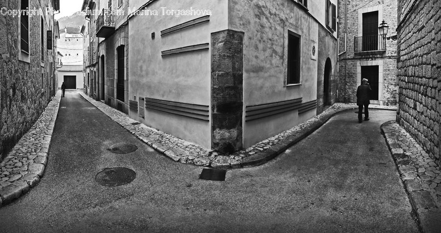 Alley, Alleyway, Road, Street, Town, Downtown, Neighborhood