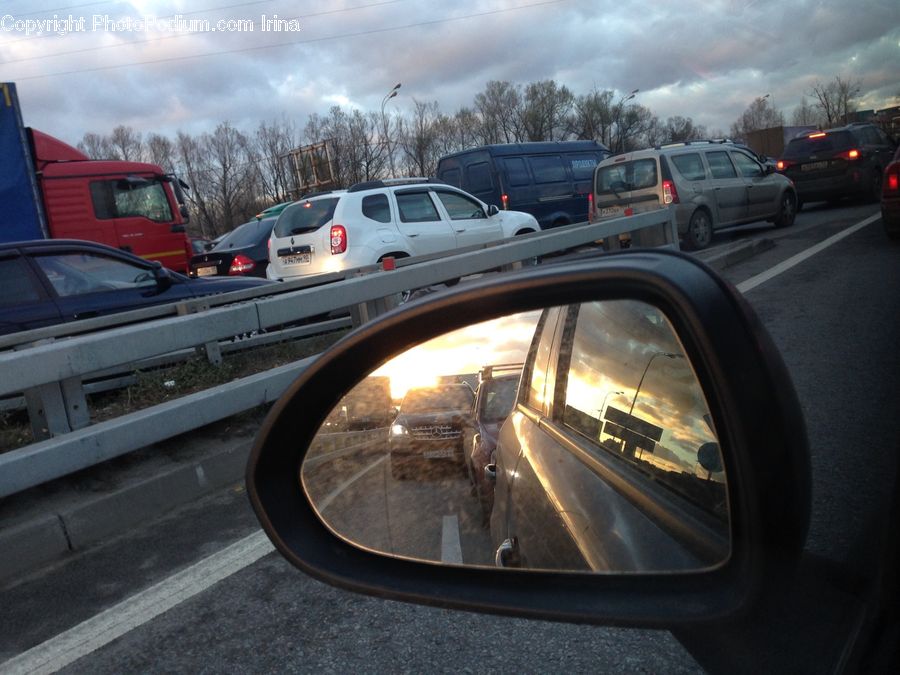 Car Mirror, Mirror, Automobile, Car, Vehicle, Suv