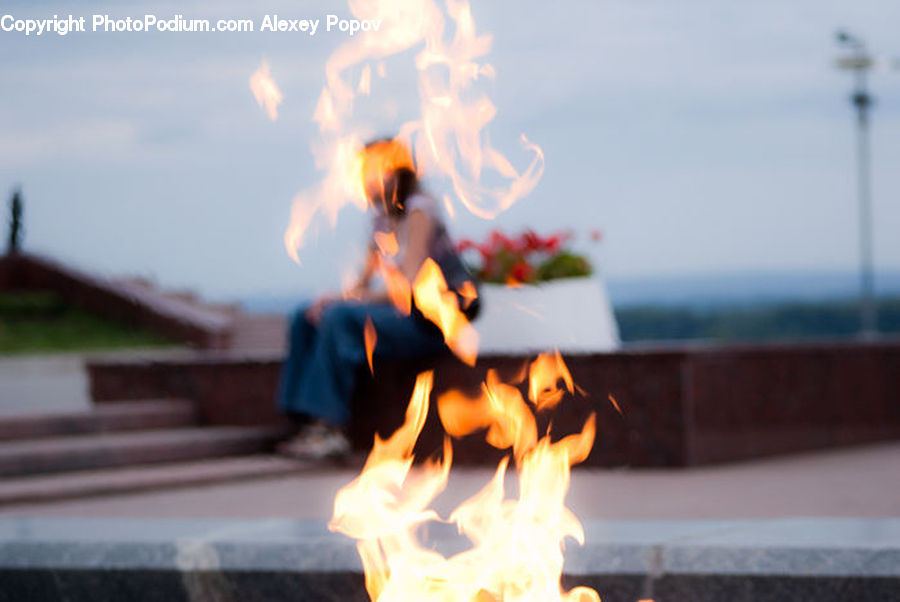 Fire, Flame, Cake, Dessert, Food, Bbq, Bonfire