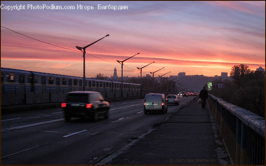 Automobile, Car, Vehicle, Boardwalk, Deck, Path, Sidewalk