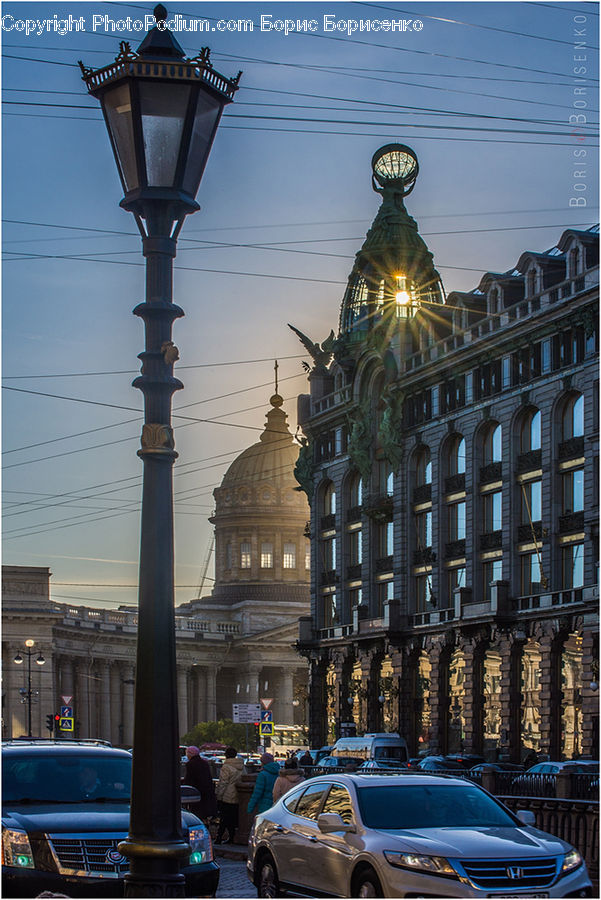 Automobile, Car, Vehicle, Beacon, Building, Lighthouse, Water Tower
