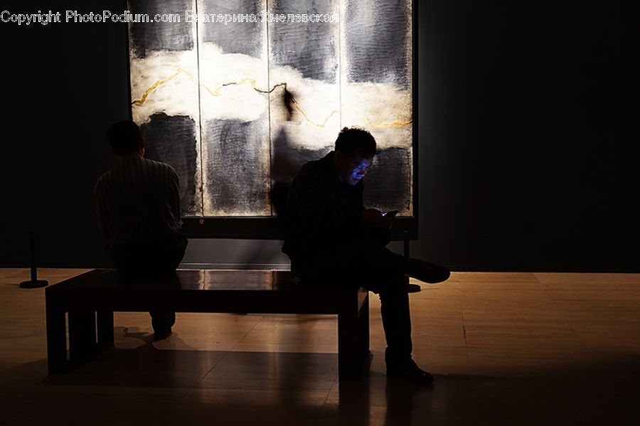 People, Person, Human, Art, Modern Art, Silhouette, Chair