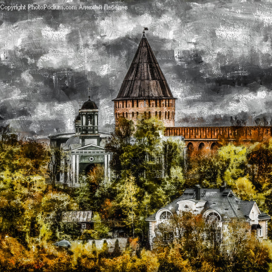 Building, Cottage, Housing, Tomb, Architecture, Castle, Fort