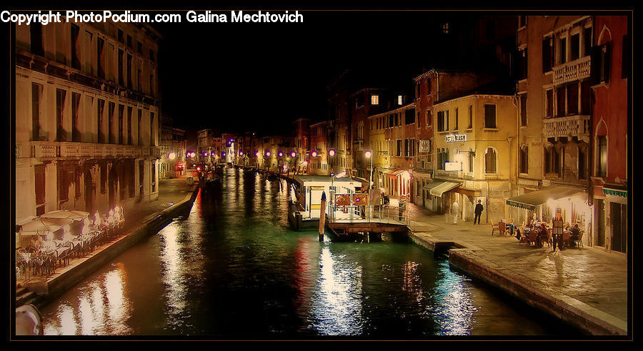 Canal, Outdoors, River, Water, Boat, Watercraft, Gondola