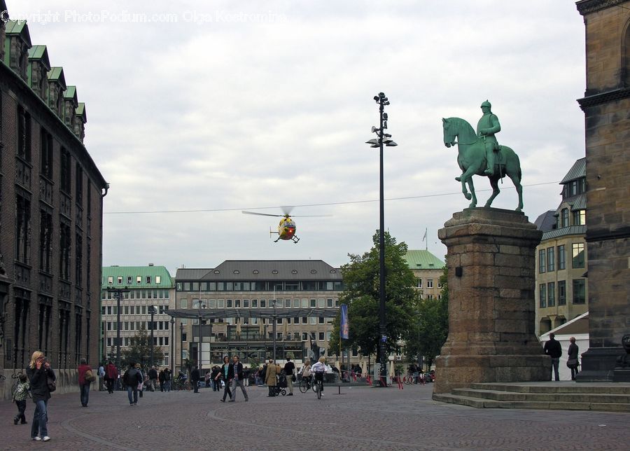Art, Sculpture, Statue, Architecture, Downtown, Plaza, Town Square