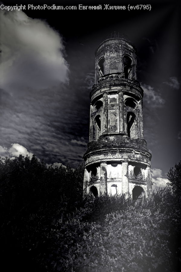 Architecture, Tower, Bell Tower, Clock Tower, Castle, Fort, Building