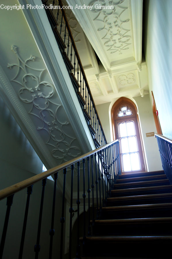 Banister, Handrail, Staircase, Architecture