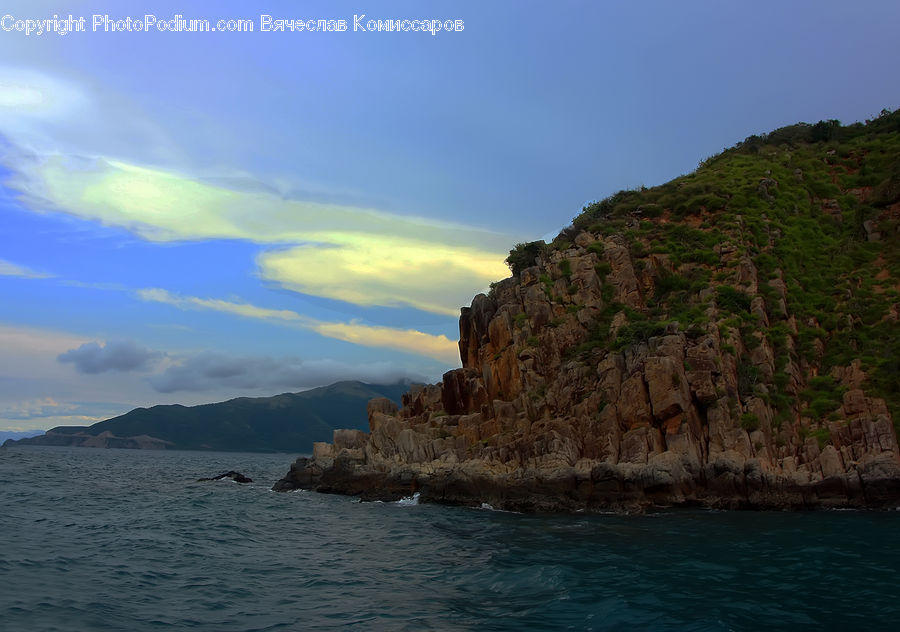 Cliff, Outdoors, Coast, Sea, Water, Promontory, Ocean