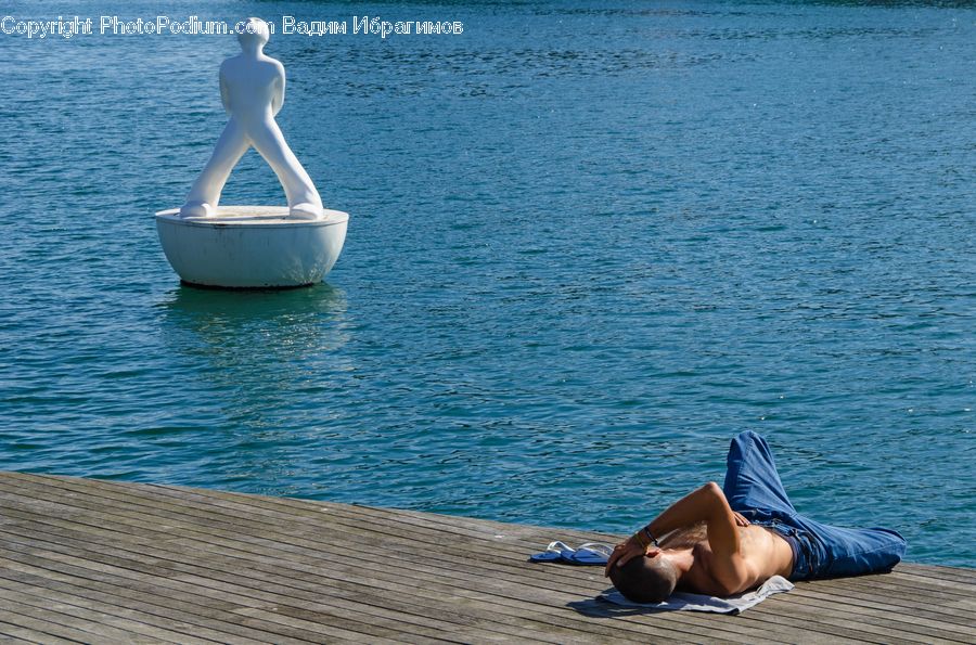 Leisure Activities, Sport, Swimming, Water, Outdoors, Sea, Art