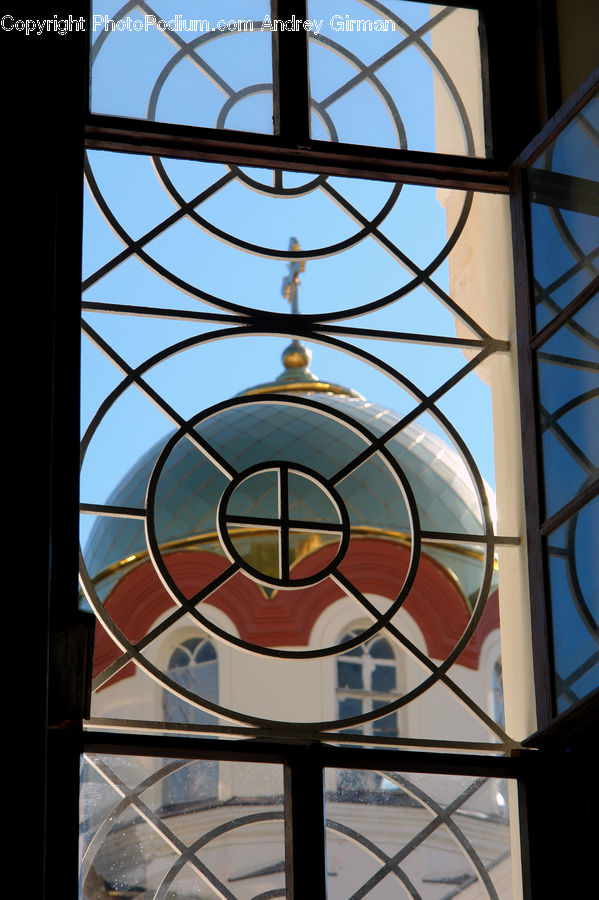 Art, Stained Glass, Architecture, Dome, Building, Housing, Glasses