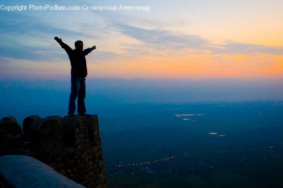 People, Person, Human, Worship, Dawn, Dusk, Sky