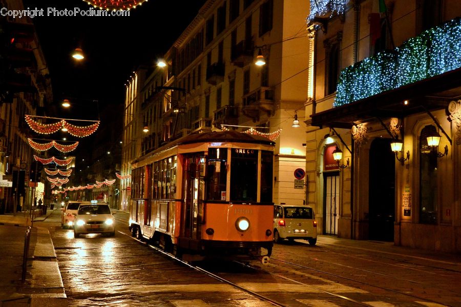 Cable Car, Streetcar, Trolley, Vehicle, Rail, Tram, Cafe