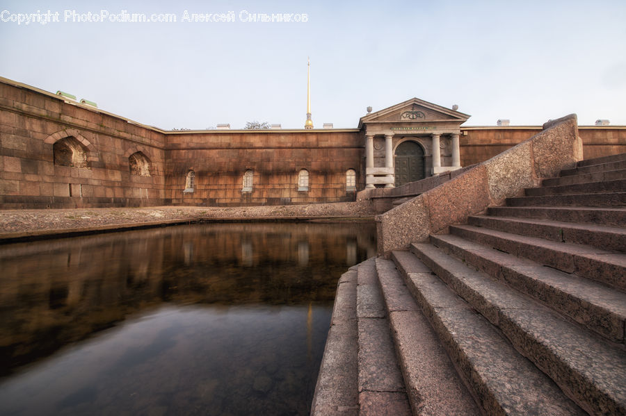 Castle, Fort, Building, Patio, Architecture, Mansion, Palace