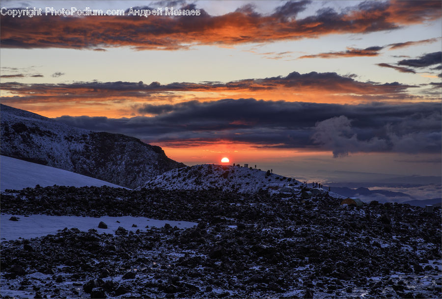 Dawn, Dusk, Sky, Sunrise, Sunset, Red Sky, Landscape