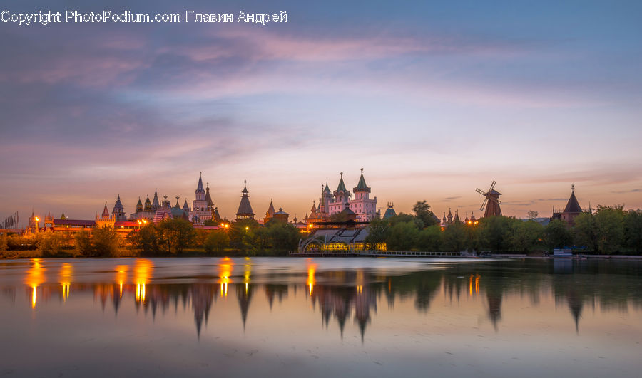Factory, Refinery, Architecture, Castle, Fort, City, Downtown