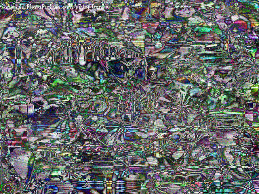Doodle, Drawing, Art, Collage, Poster, Mosaic, Tile