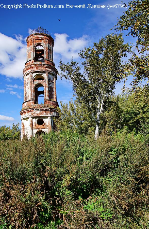 Architecture, Bell Tower, Clock Tower, Tower, Castle, Fort, Arch