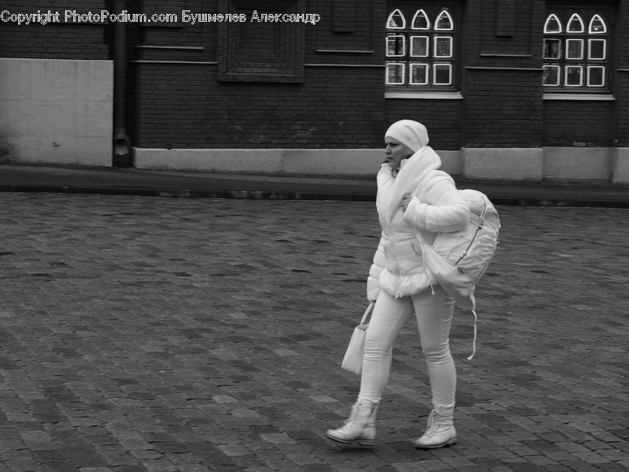 Human, People, Person, Brick, Female