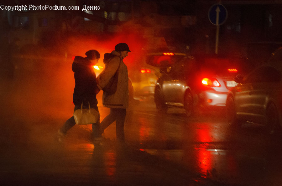 Human, People, Person, Automobile, Car, Vehicle, Headlight