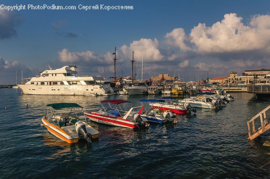 Boat, Watercraft, Harbor, Port, Waterfront, Yacht, Cruise Ship