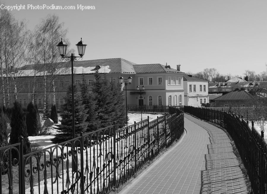 Railing, Building, Housing, Villa, Boardwalk, Deck, Path