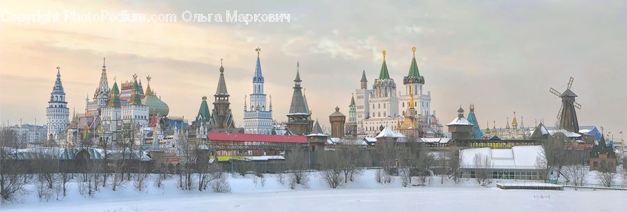 Architecture, Castle, Fort, Factory, Refinery, Ice, Outdoors