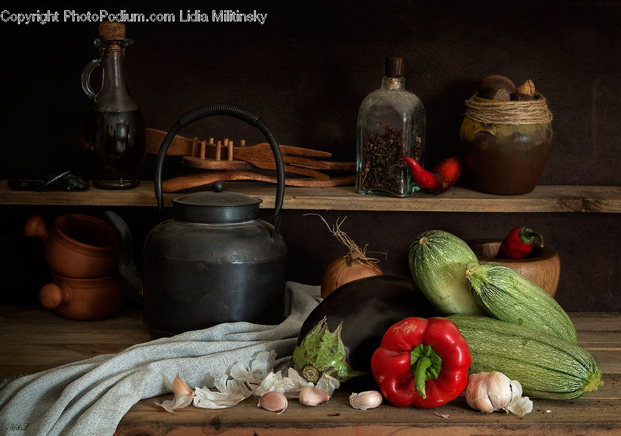 People, Person, Human, Bottle, Onion, Produce, Shallot