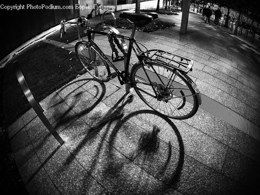 Bicycle, Bike, Vehicle, Intersection, Road