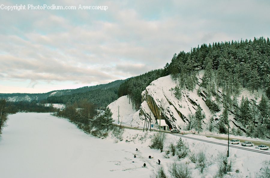 Ice, Outdoors, Snow, Arctic, Glacier, Mountain, Forest