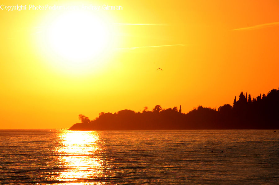 Dusk, Outdoors, Sky, Sunlight, Sunrise, Sunset, Silhouette