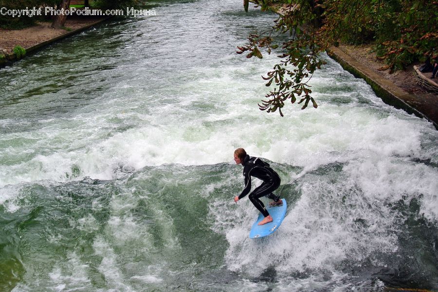 Outdoors, Sea, Sea Waves, Sport, Surfing, Water, People