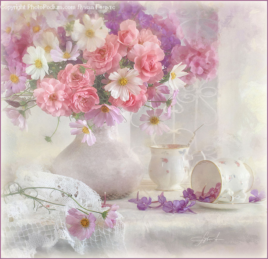 Blossom, Flower, Peony, Plant, Flora, Cushion, Home Decor