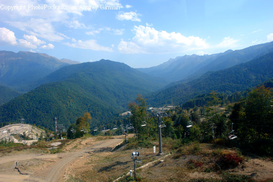 Outdoors, Wilderness, Crest, Mountain, Peak, Dirt Road, Gravel