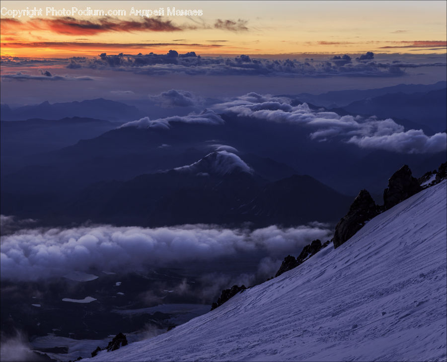 Arctic, Glacier, Ice, Mountain, Outdoors, Snow, Mountain Range