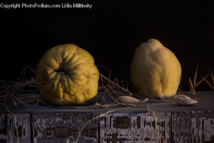 People, Person, Human, Garlic, Plant, Fruit, Quince