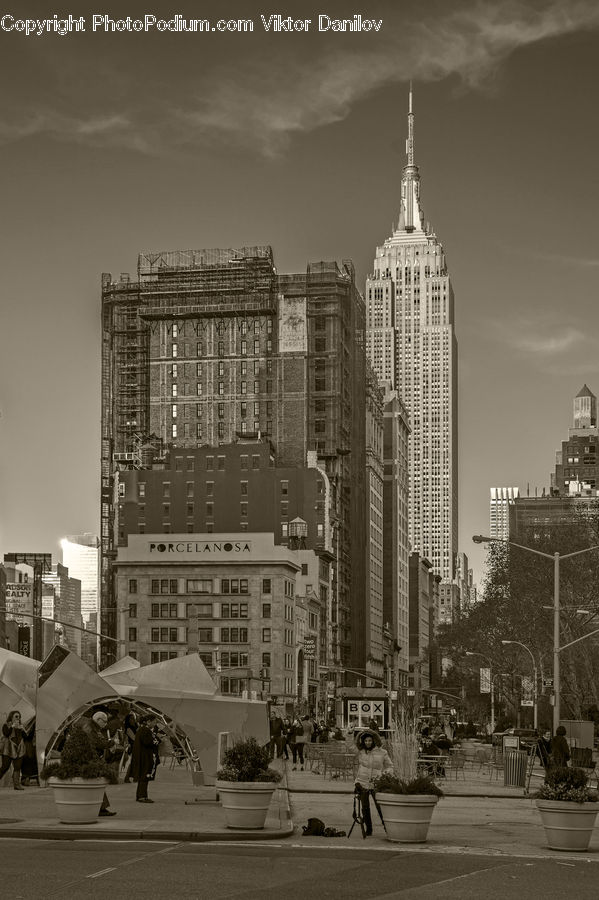 Architecture, City, Downtown, High Rise, Skyscraper, Arch, Urban