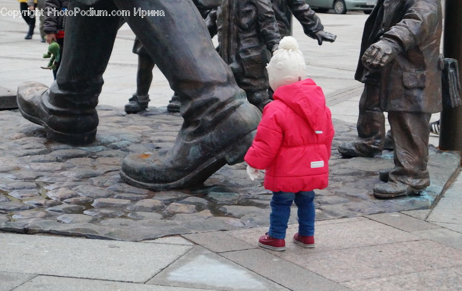 Human, People, Person, Art, Sculpture, Statue, Coat