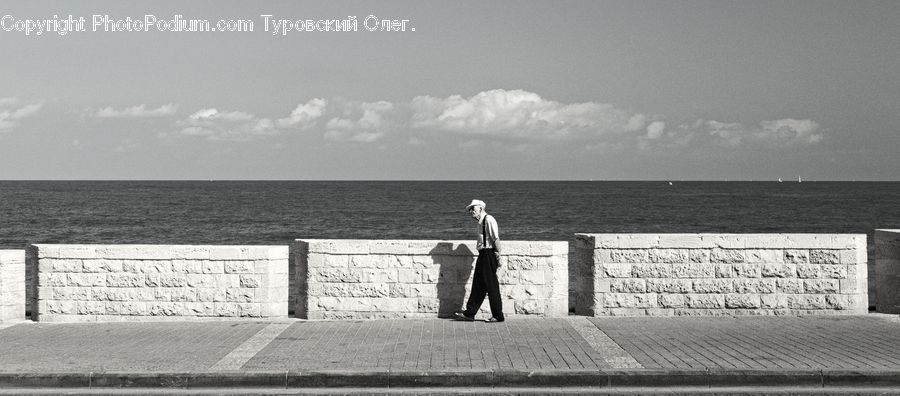 Dock, Landing, Pier, Bench, Outdoors, Sea, Water