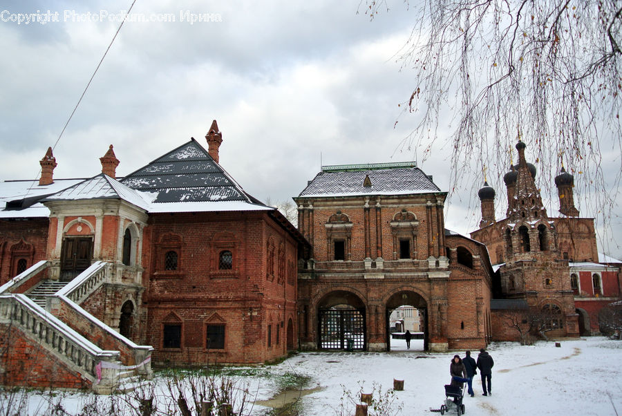 Architecture, Mansion, Castle, Fort, Arch, Ice, Outdoors
