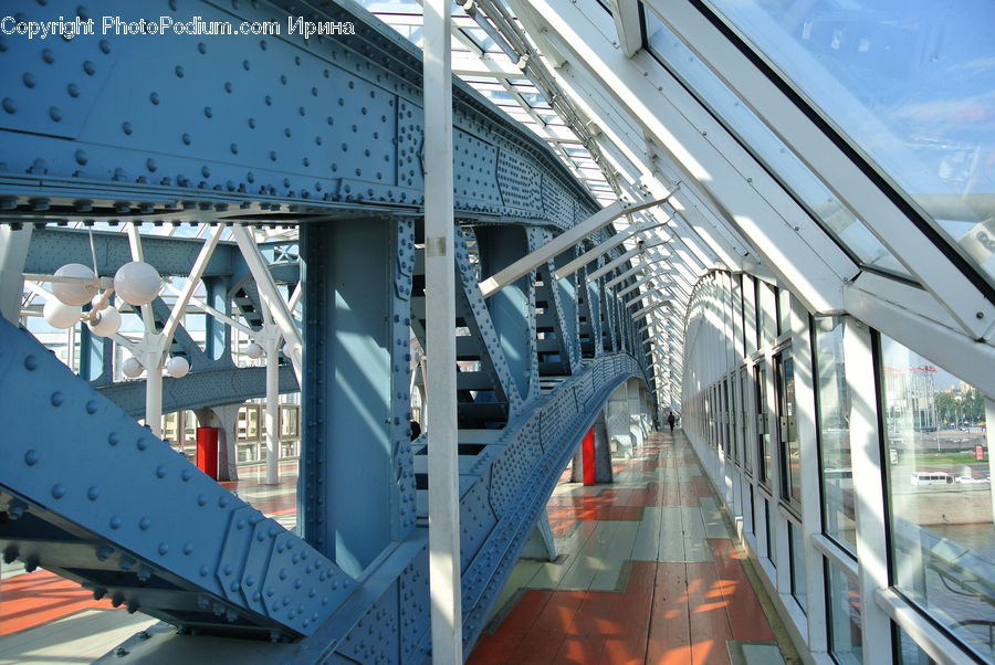 Balcony, Subway, Train, Train Station, Vehicle, Building, Housing