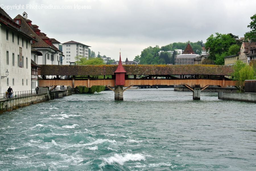 Building, Housing, Villa, Canal, Outdoors, River, Water